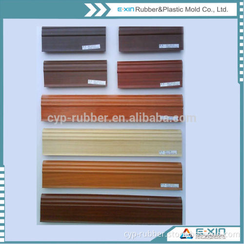 Flooring Accessories Flatness Surface Lacquered PVC Baseboard